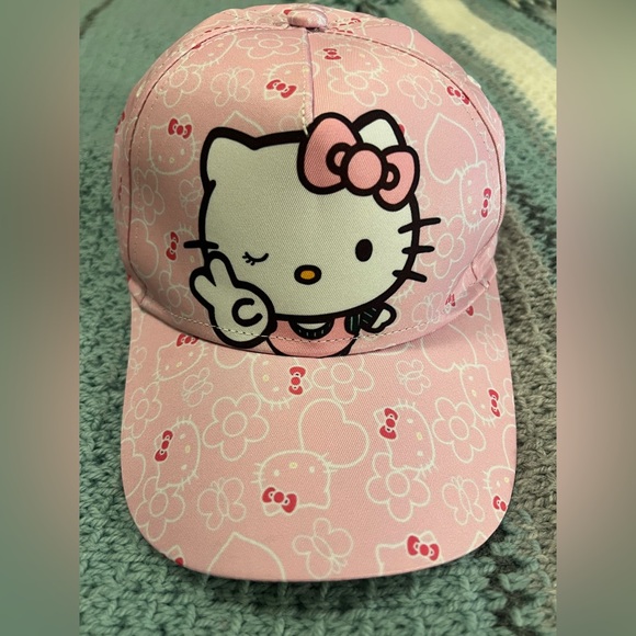 Pink Hello Kitty Baseball Cap Adjustable - Picture 1 of 5